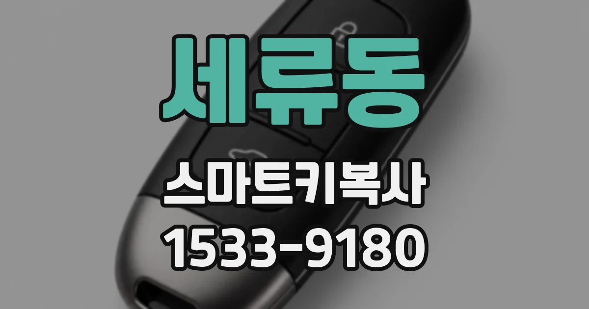 세류동 스마트키복사