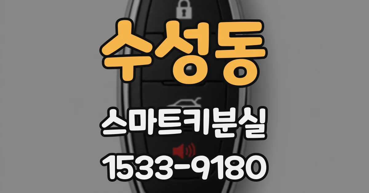 수성동 스마트키분실