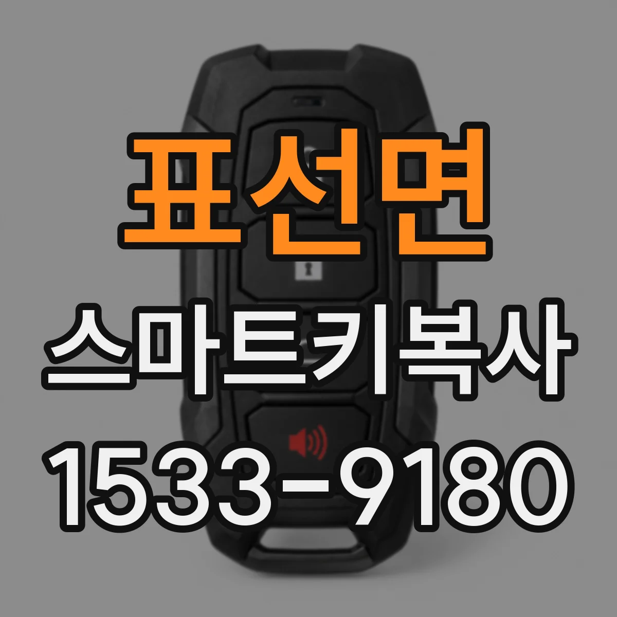 표선면 스마트키복사