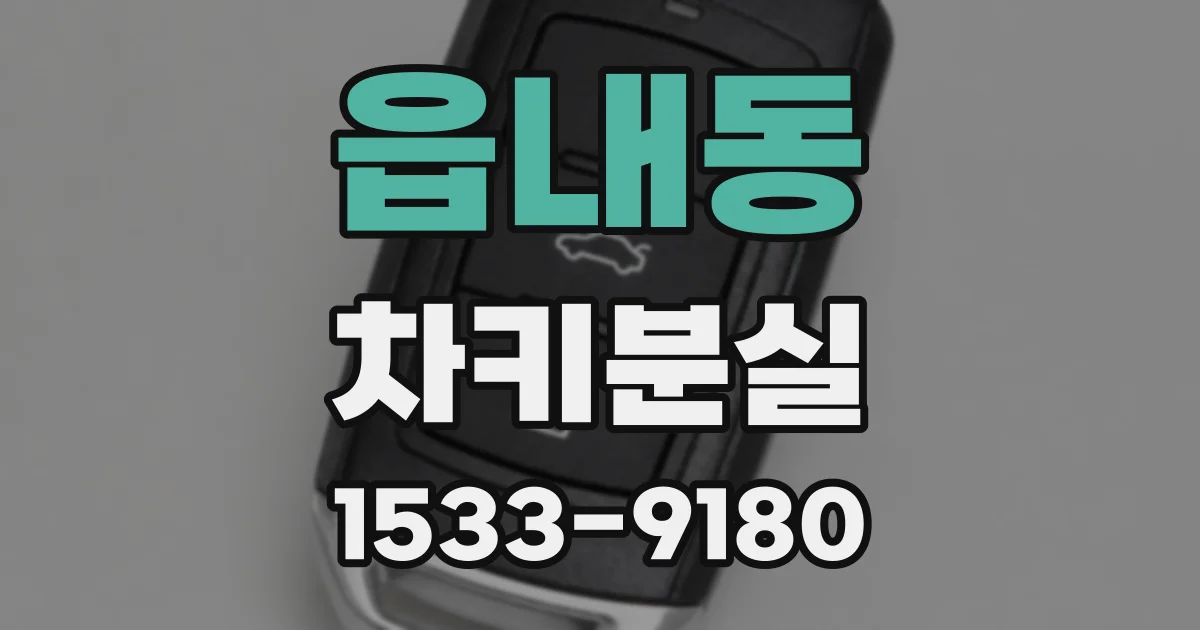 읍내동 차키분실