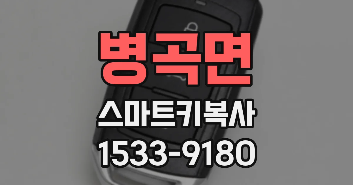 병곡면 스마트키복사