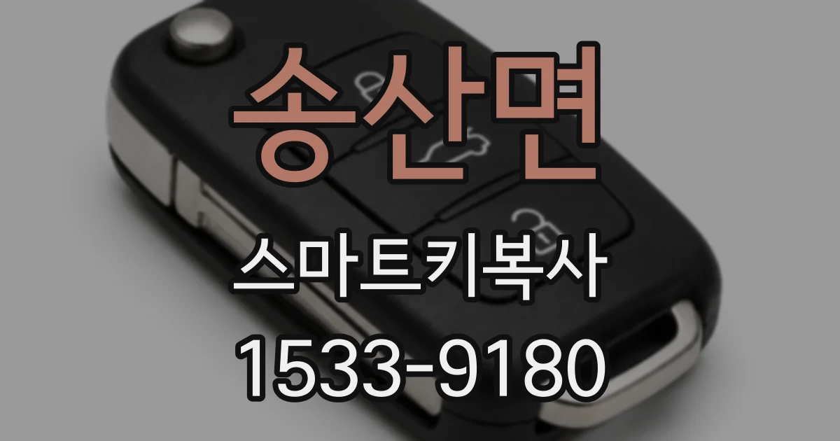 송산면 스마트키복사
