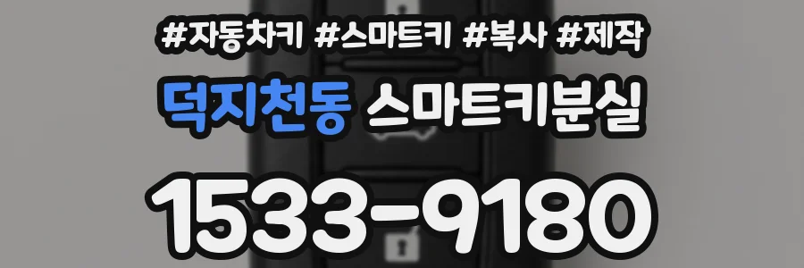 덕지천동 스마트키분실