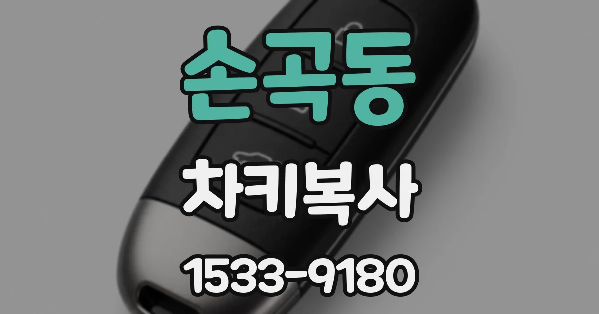 손곡동 차키복사