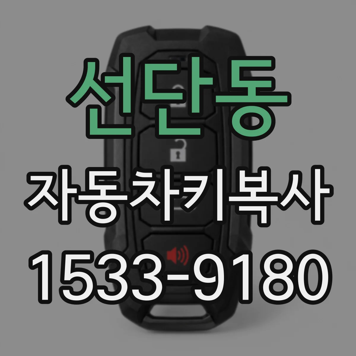 선단동 자동차키복사