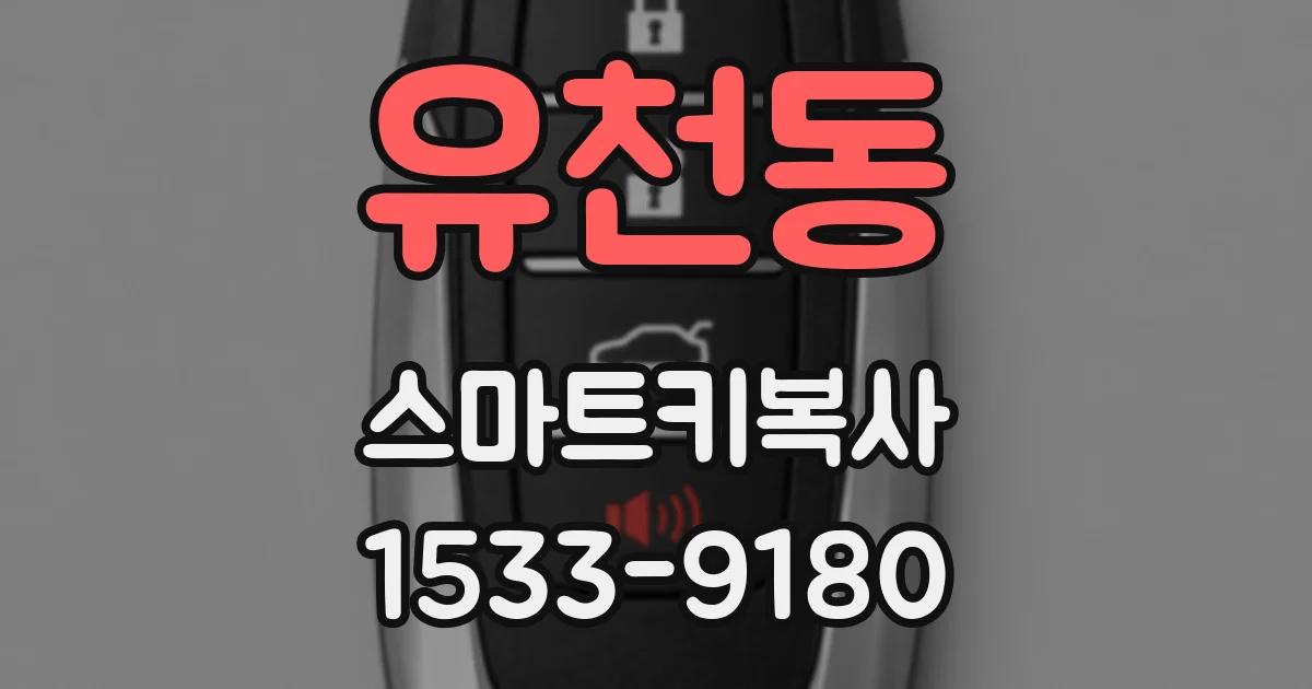 유천동 스마트키복사
