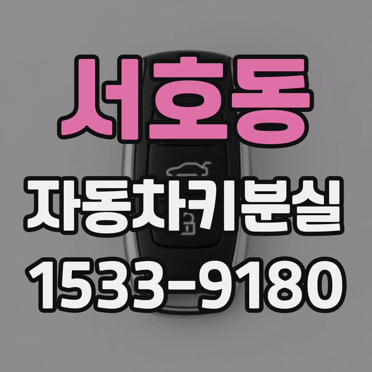 서호동 자동차키분실