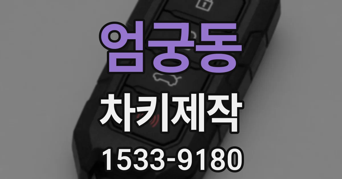 엄궁동 차키제작