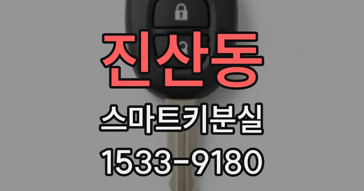 진산동 스마트키분실