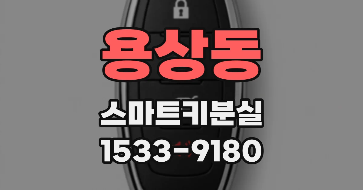 용상동 스마트키분실