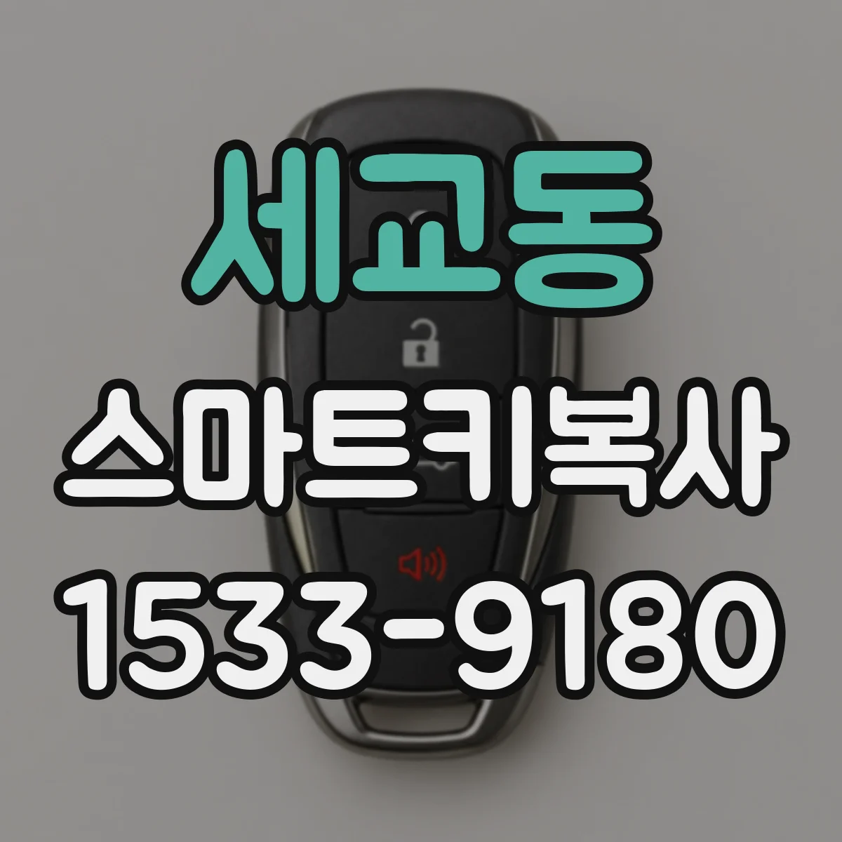 세교동 스마트키복사
