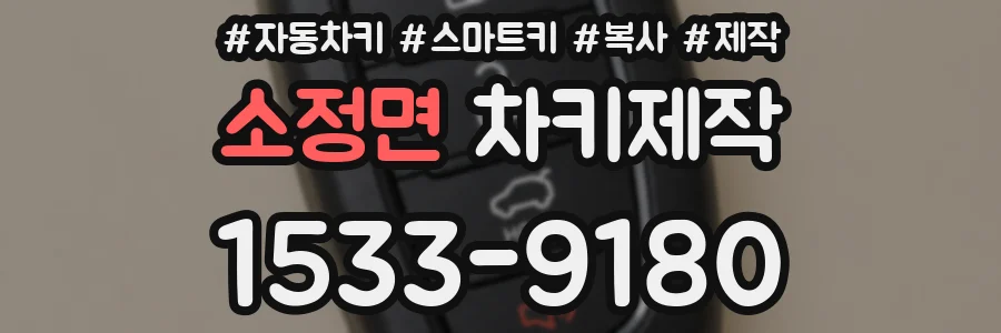 소정면 차키제작