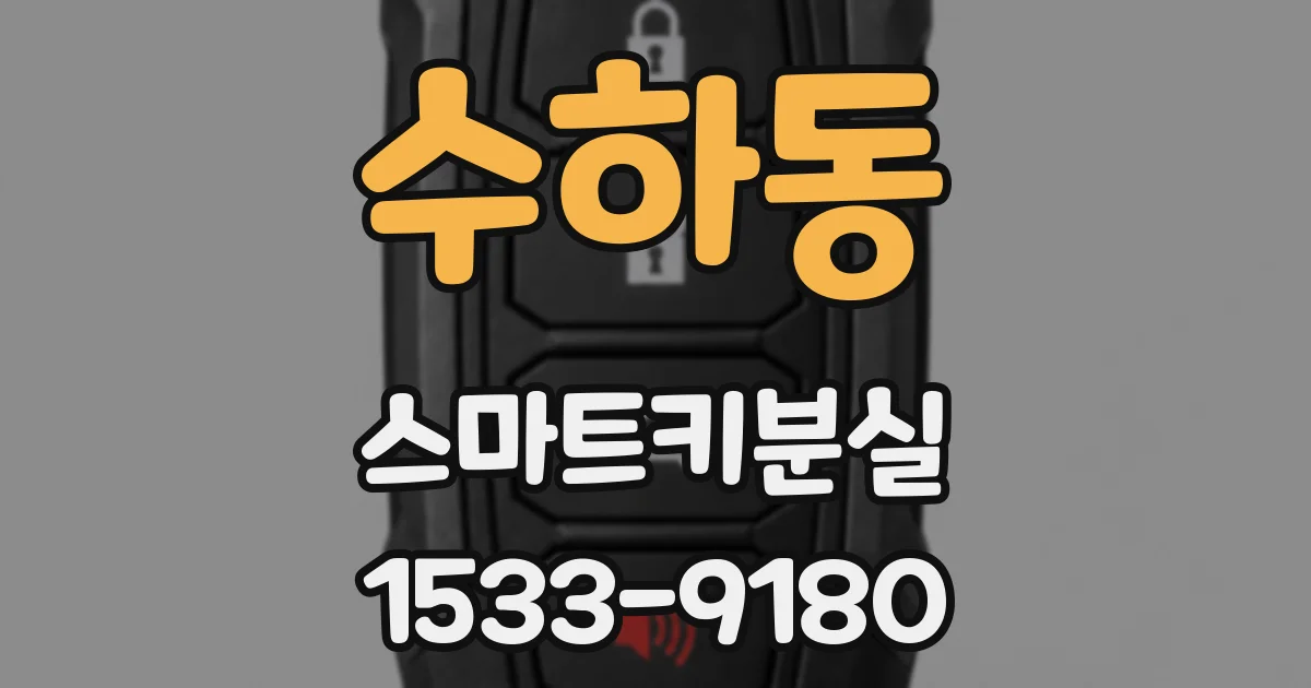 수하동 스마트키분실