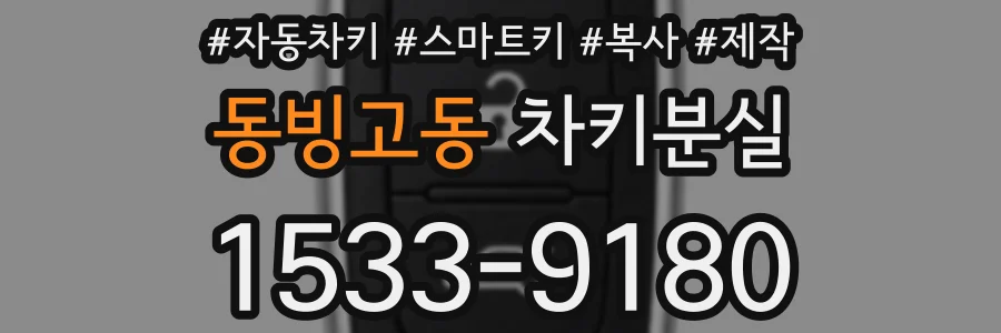 동빙고동 차키분실