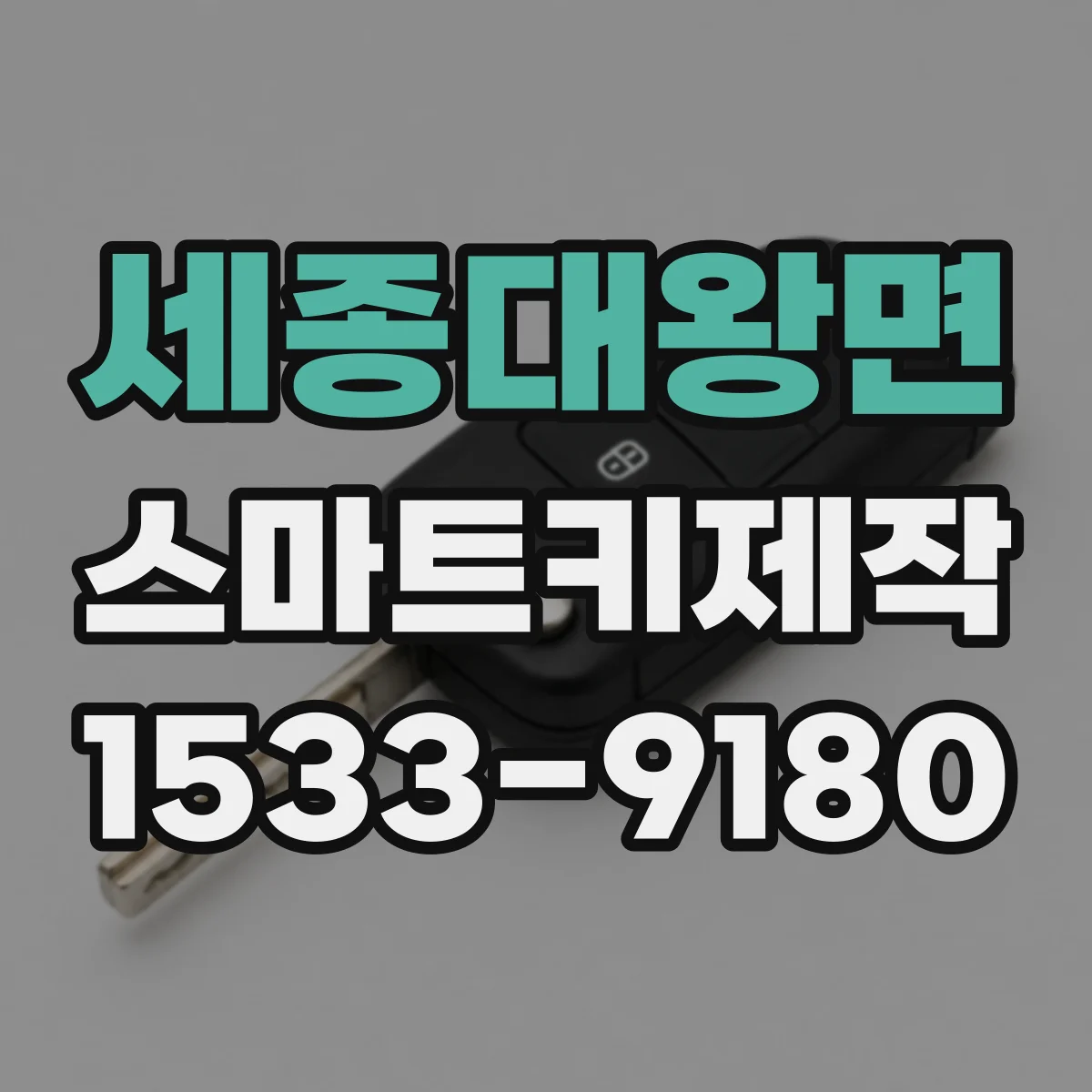 세종대왕면 스마트키제작