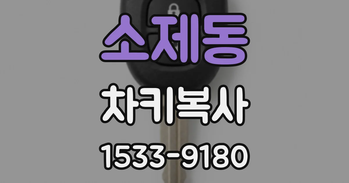 소제동 차키복사