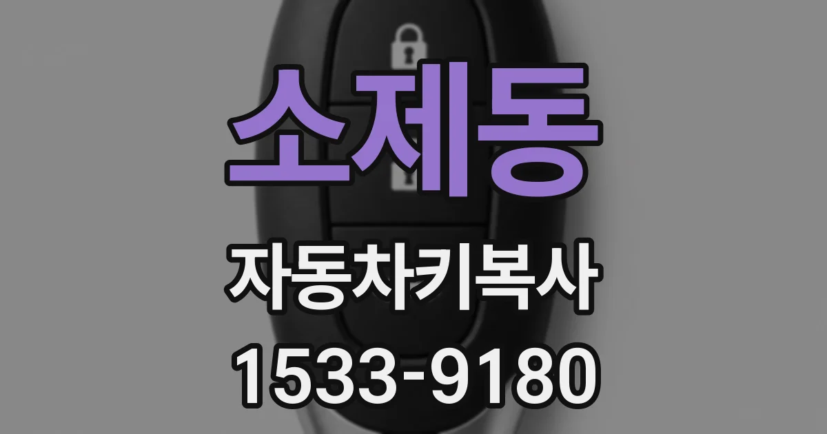 소제동 자동차키복사