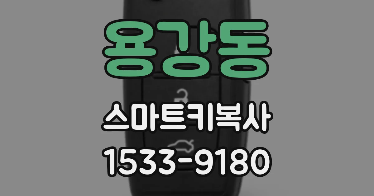 용강동 스마트키복사