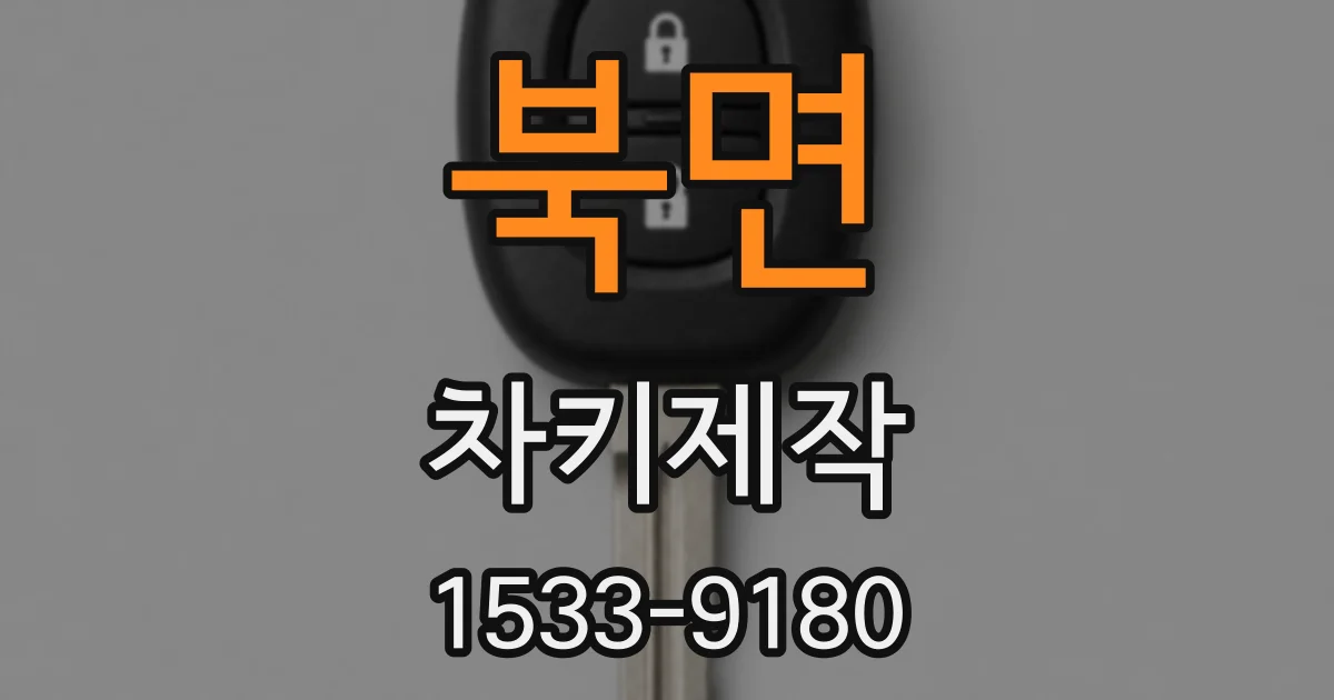 북면 차키제작