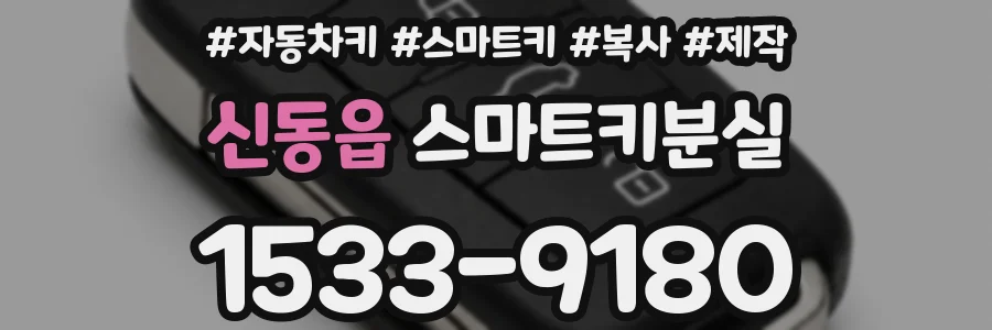 신동읍 스마트키분실