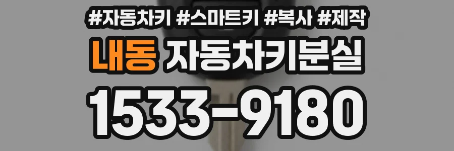 내동 자동차키분실