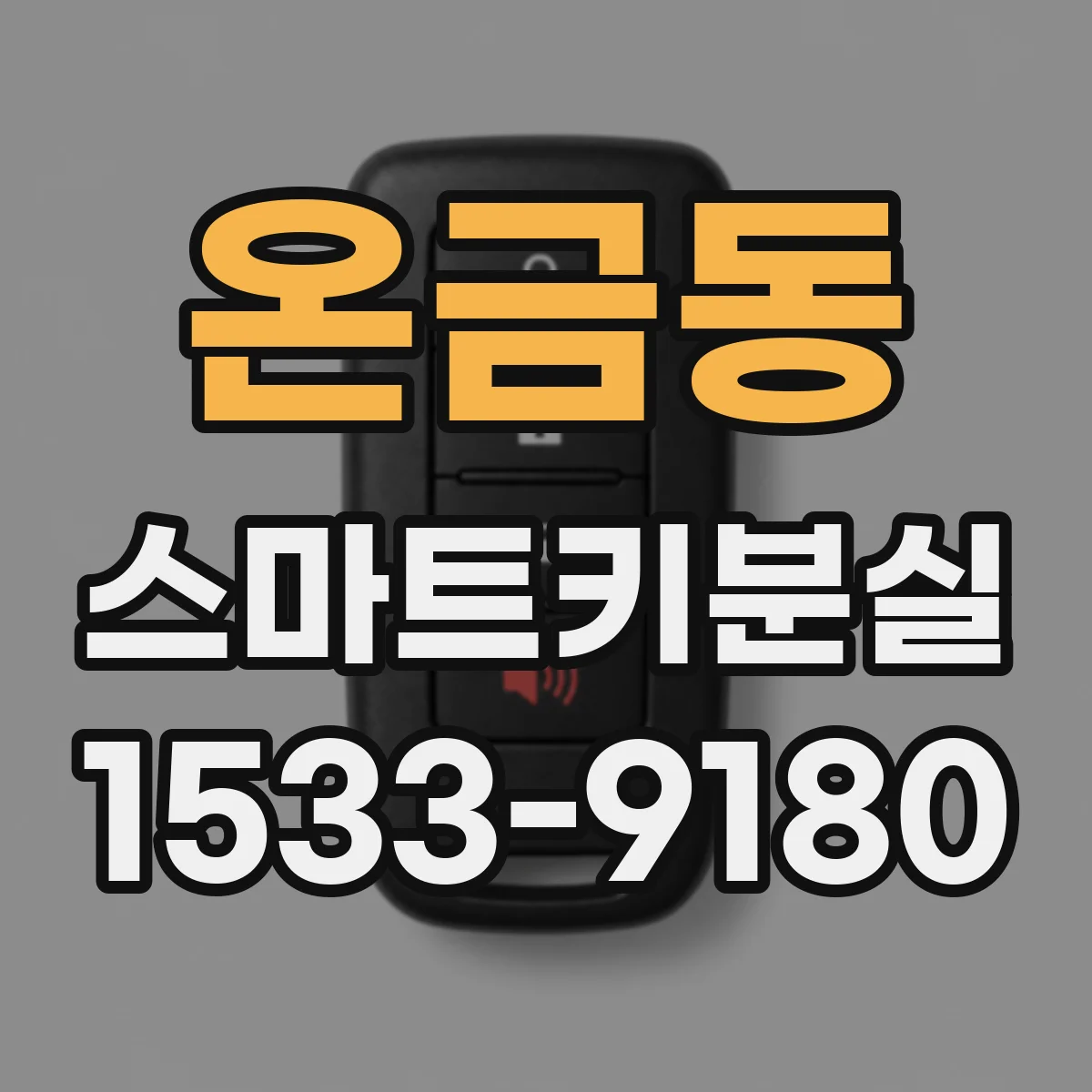온금동 스마트키분실