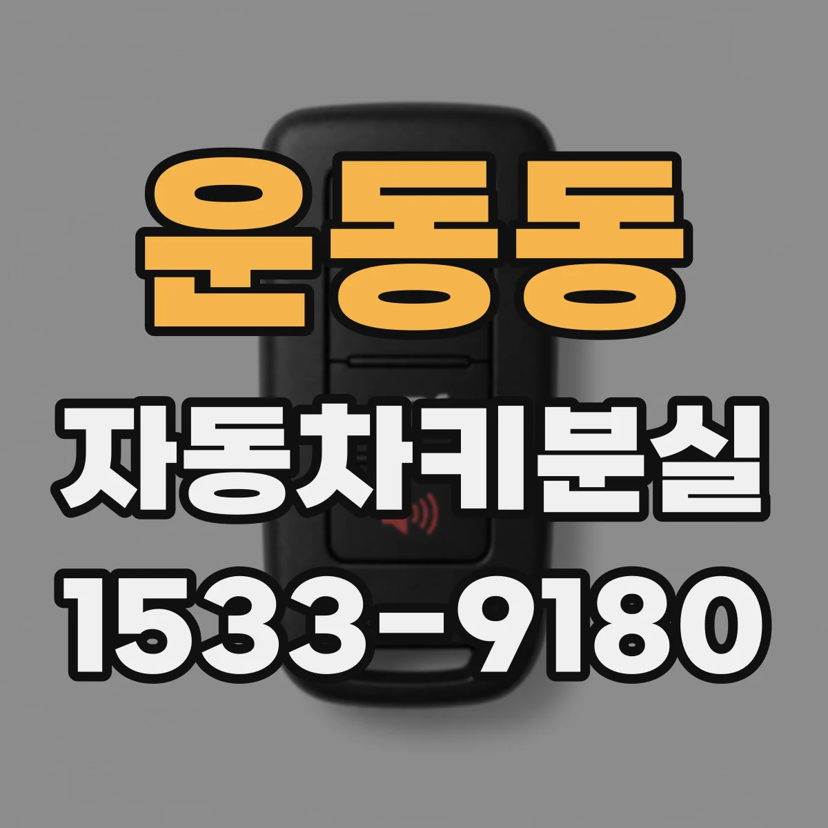 운동동 자동차키분실