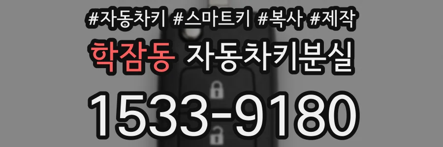 학잠동 자동차키분실