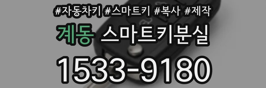 계동 스마트키분실