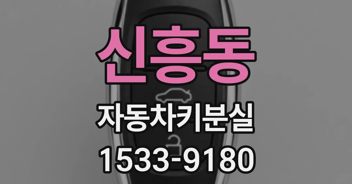 신흥동 자동차키분실