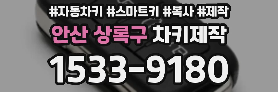 안산 상록구 차키제작