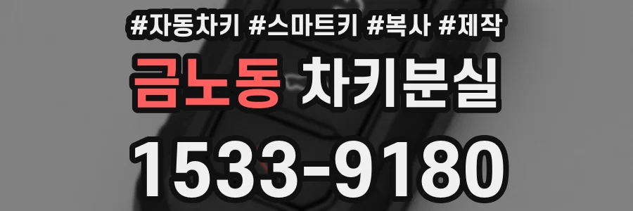 금노동 차키분실