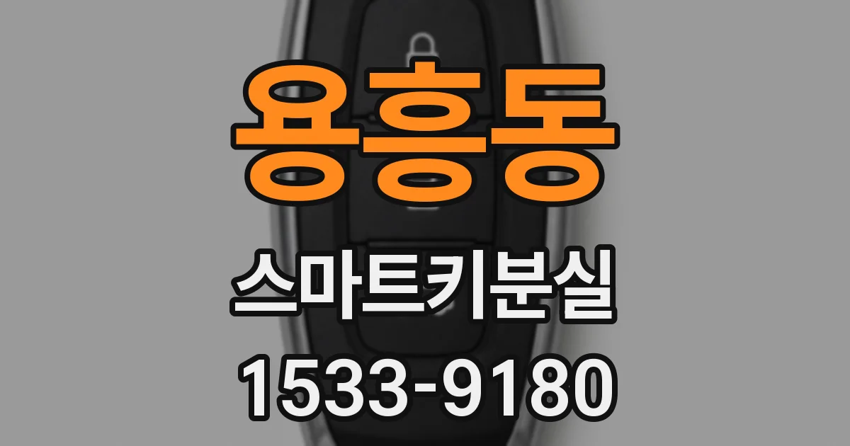 용흥동 스마트키분실