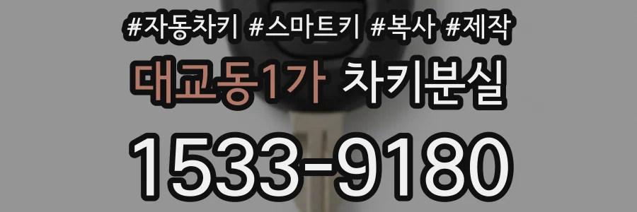 대교동1가 차키분실