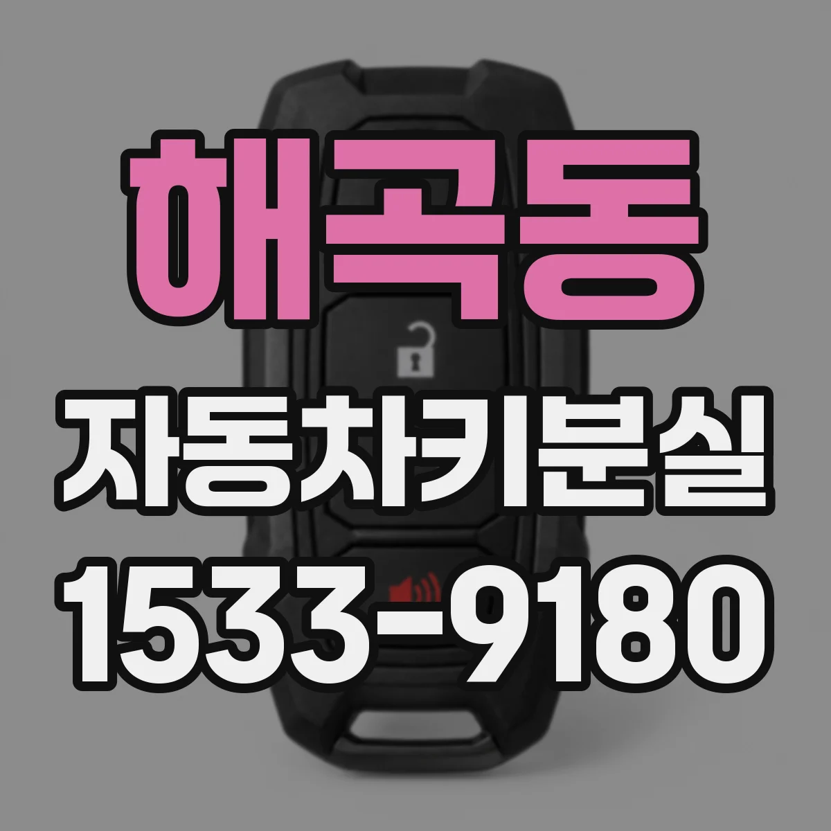 해곡동 자동차키분실