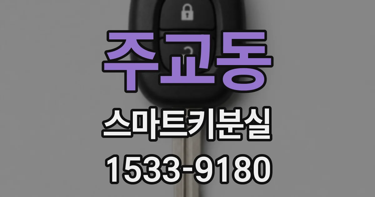주교동 스마트키분실