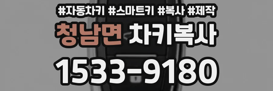 청남면 차키복사