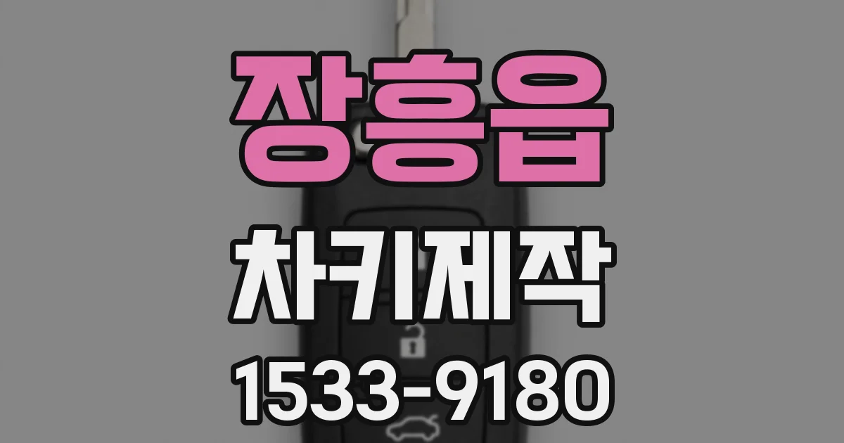 장흥읍 차키제작