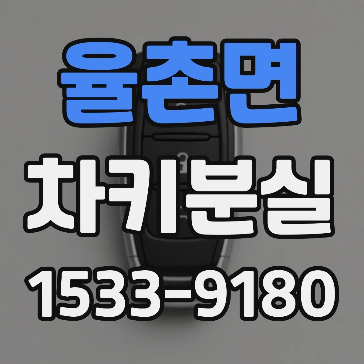 율촌면 차키분실