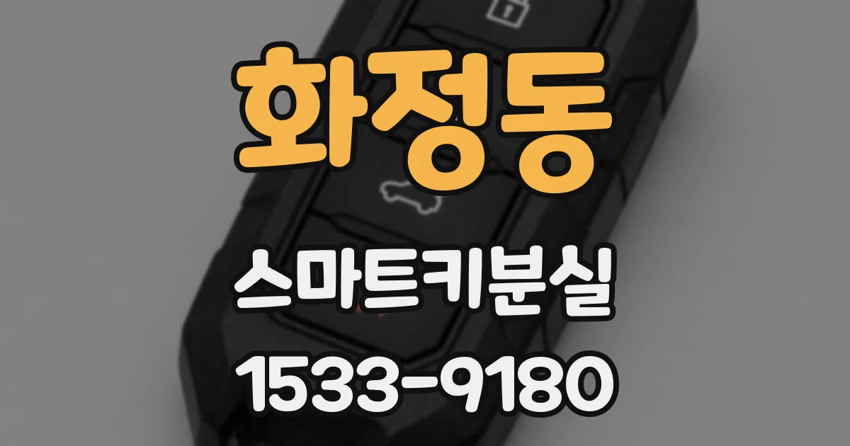 화정동 스마트키분실