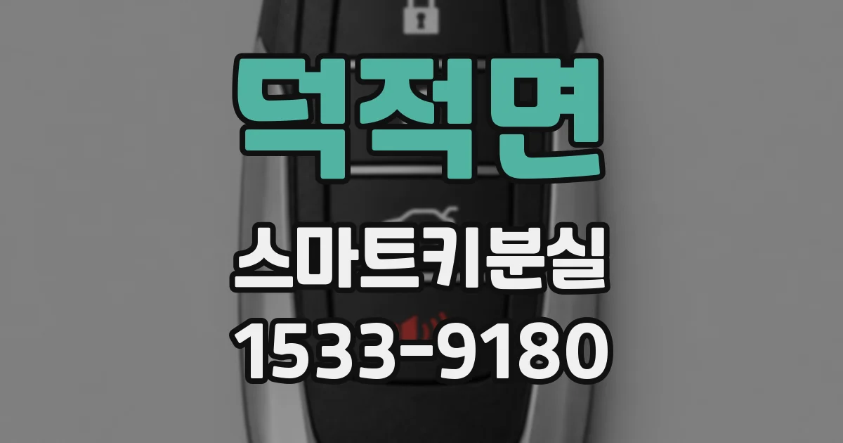 덕적면 스마트키분실