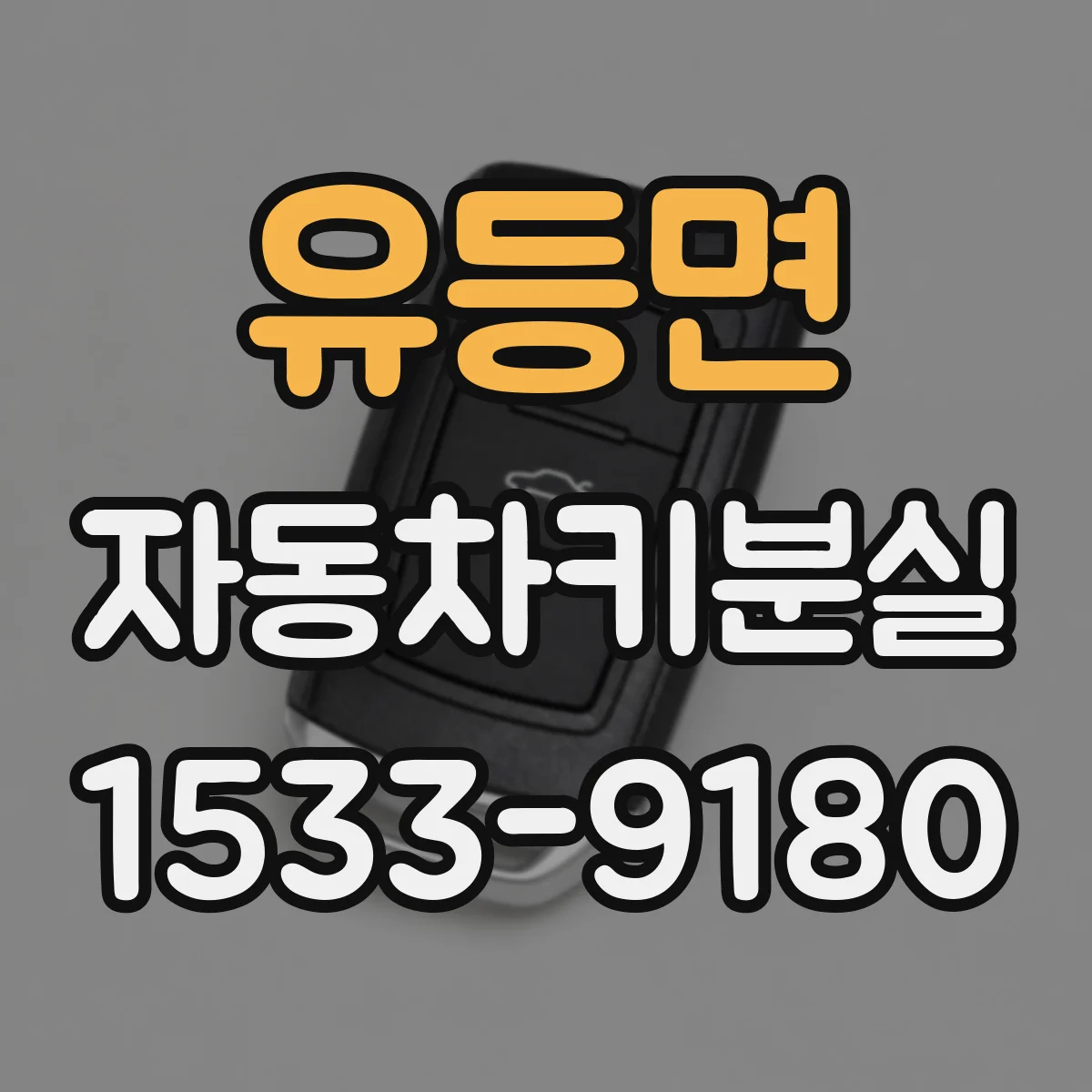 유등면 자동차키분실