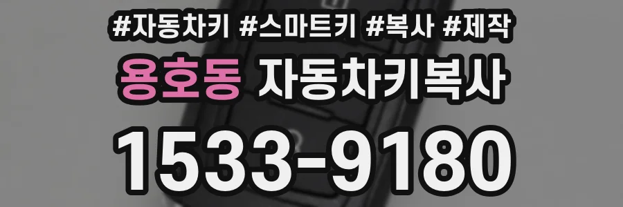 용호동 자동차키복사