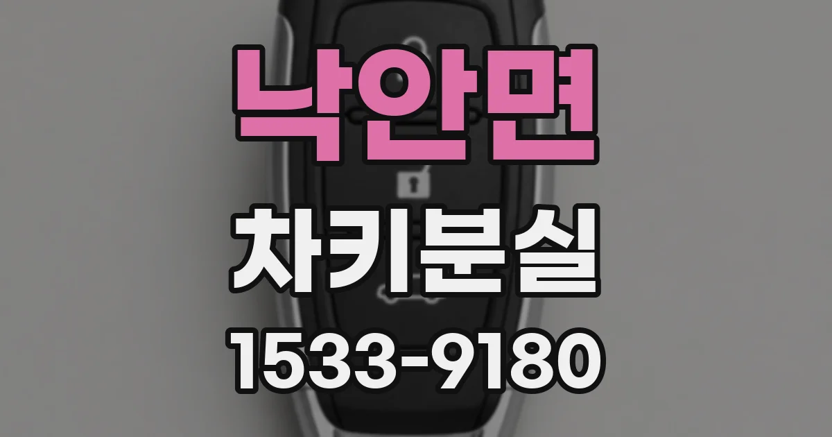 낙안면 차키분실