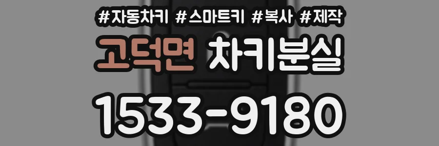 고덕면 차키분실
