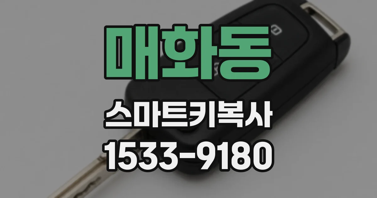 매화동 스마트키복사