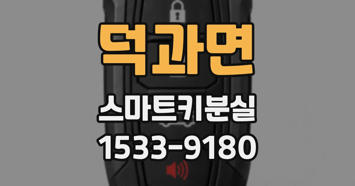 덕과면 스마트키분실