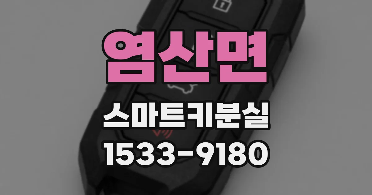 염산면 스마트키분실