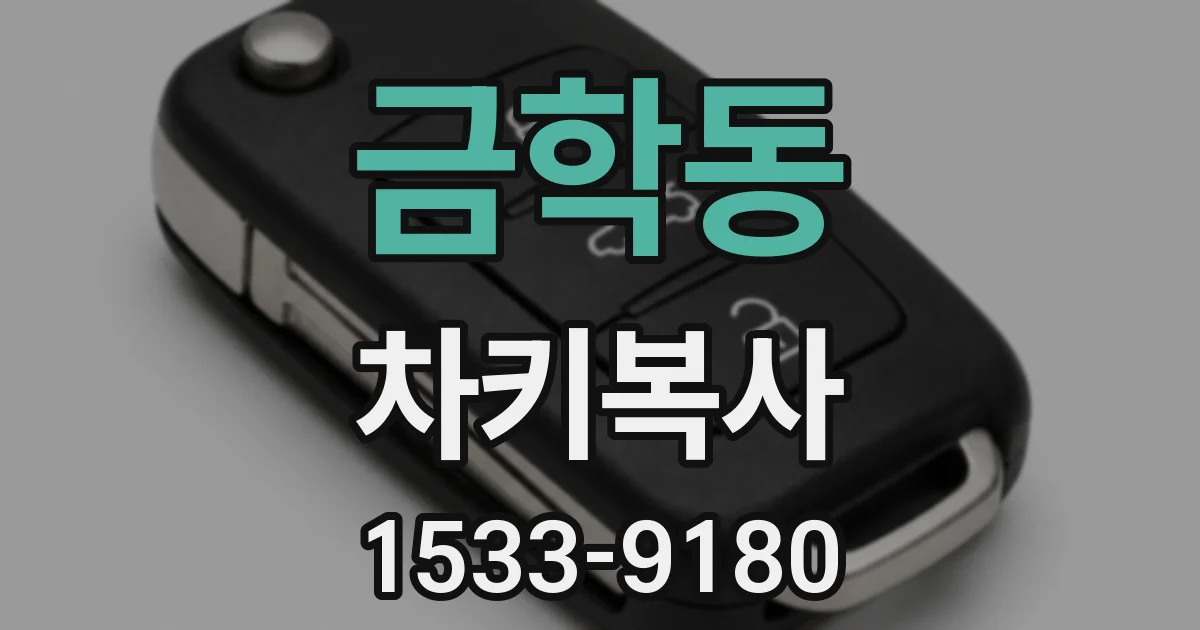 금학동 차키복사