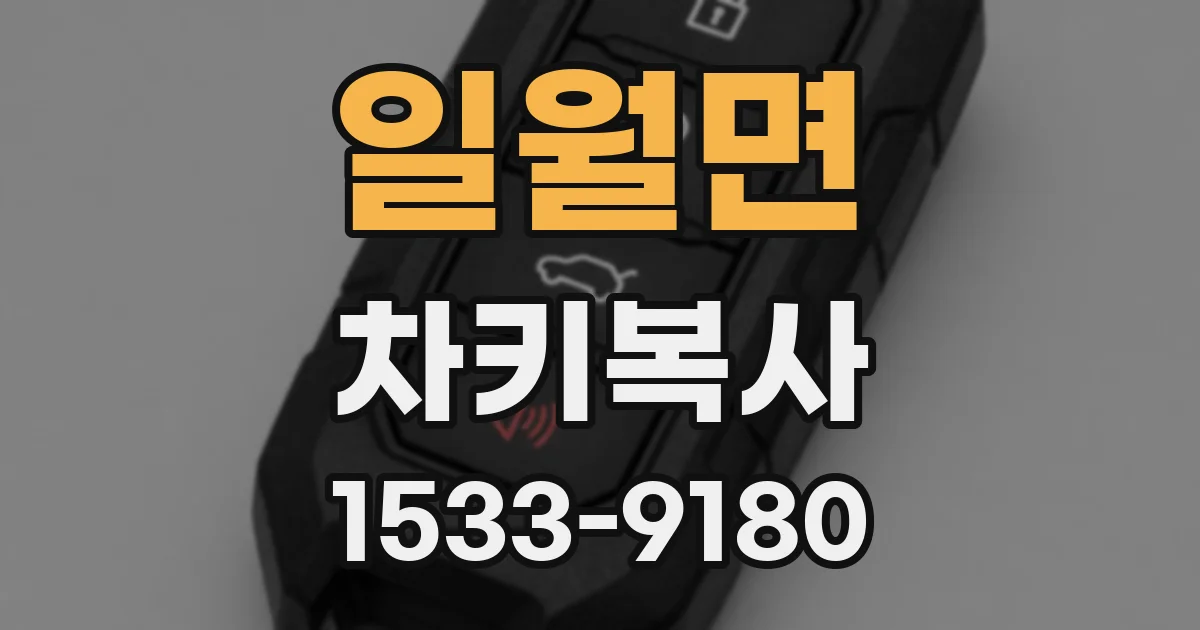 일월면 차키복사